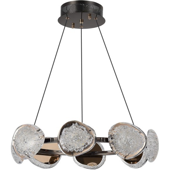 SL6018.203.64 Светильник подвесной ST-Luce Черный/Золотистый LED 1*64W 4000K ENIGMA