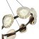 SL6018.203.64 Светильник подвесной ST-Luce Черный/Золотистый LED 1*64W 4000K ENIGMA