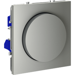 Светорегулятор встраиваемый VOLTUM S70 поворотно-нажимной 600 Вт, (сталь) Светорегулятор встраиваемый VOLTUM S70 поворотно-нажимной 600 Вт, (сталь)