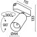 TR103-1-12W4K-M-W Трековый магнитный светодиодный светильник Maytoni Radity 48V CRI90+ 4000К 1100Лм 36° 12Вт