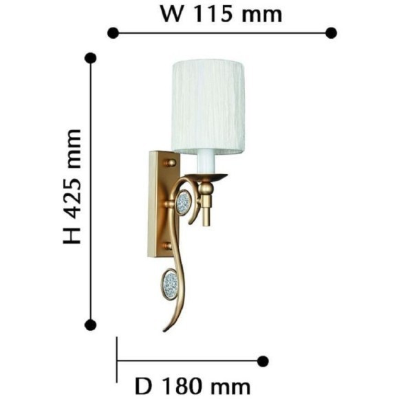 Бра Lietta 2493-1W