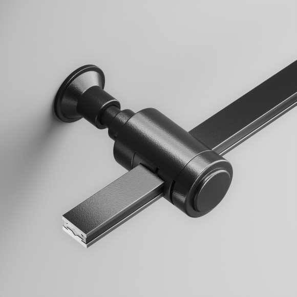 Настенное одинарное отступное крепление без питания Maytoni Flarity TRA155CW-S1-B