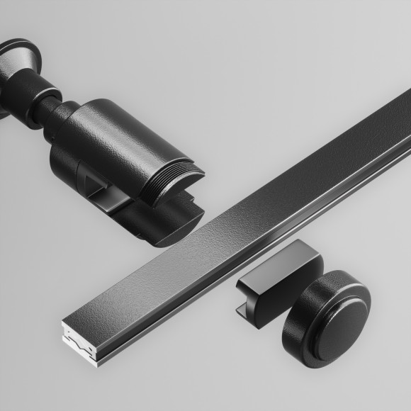 Настенное одинарное отступное крепление без питания Maytoni Flarity TRA155CW-S1-B