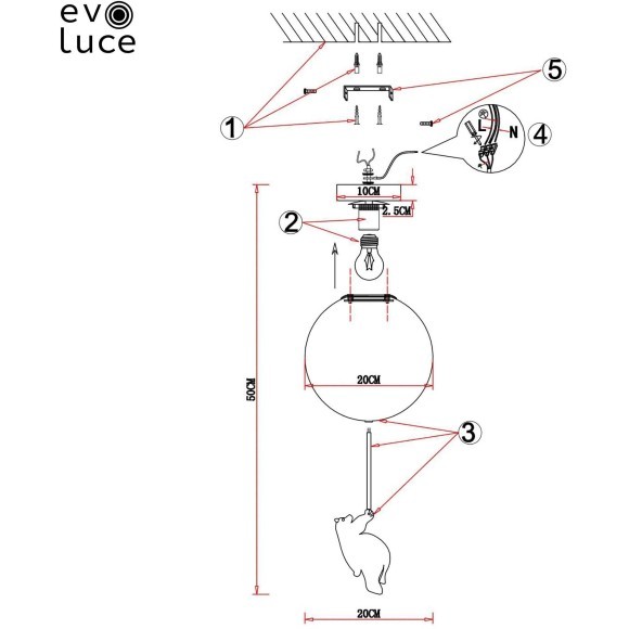 SLE115412-01 Подвес Белый/Белый E27 1*60W MODENA