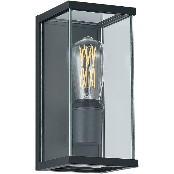 SL9019.701.01 Светильник настенный ST-Luce темно-серый/прозрачный E27 1*15W GROSS