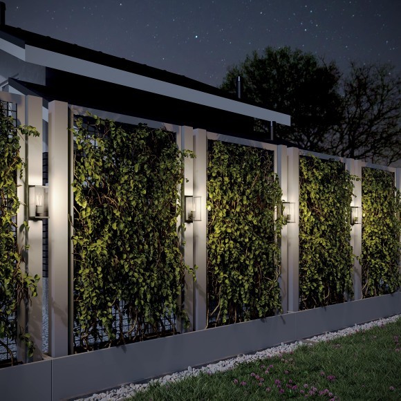 SL9019.701.01 Светильник настенный ST-Luce темно-серый/прозрачный E27 1*15W GROSS