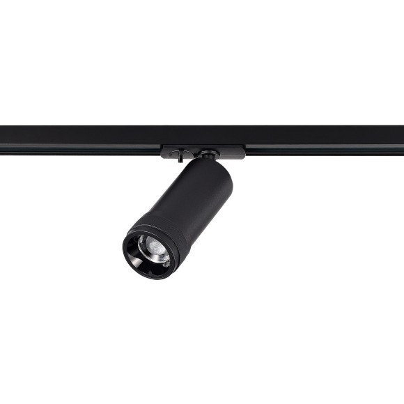 ST385.446.20 Св-к трек. Zoom Черный LED 1*20W 4000K 1 800Lm Ra 10-55° IP20 D65xH145 220V Однофазная трековая система