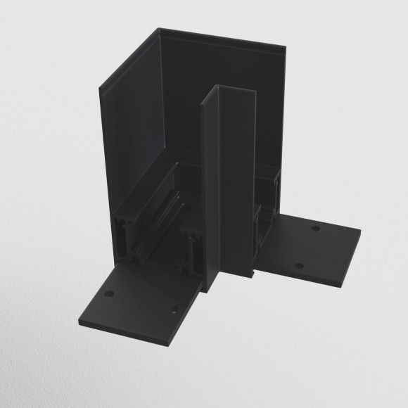 Угловой коннектор для накладных шинопроводов Maytoni Gravity TRA004CL-21B Угловой коннектор для накладных шинопроводов Maytoni Gravity TRA004CL-21B