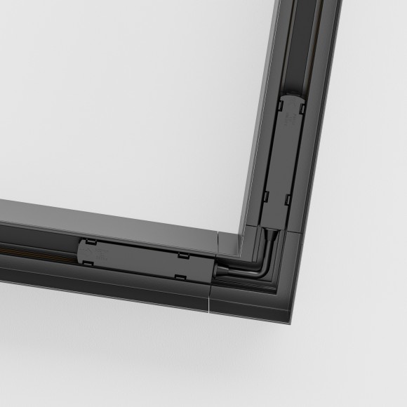 Угловой коннектор для накладных шинопроводов Maytoni Gravity TRA004CL-21B Угловой коннектор для накладных шинопроводов Maytoni Gravity TRA004CL-21B