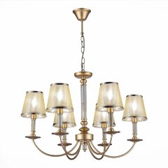 SLE1115-203-06 Светильник подвесной розовое золото/Розовое золото E14 6*60W VINCI SLE1115-203-06 Светильник подвесной розовое золото/Розовое золото E14 6*60W VINCI