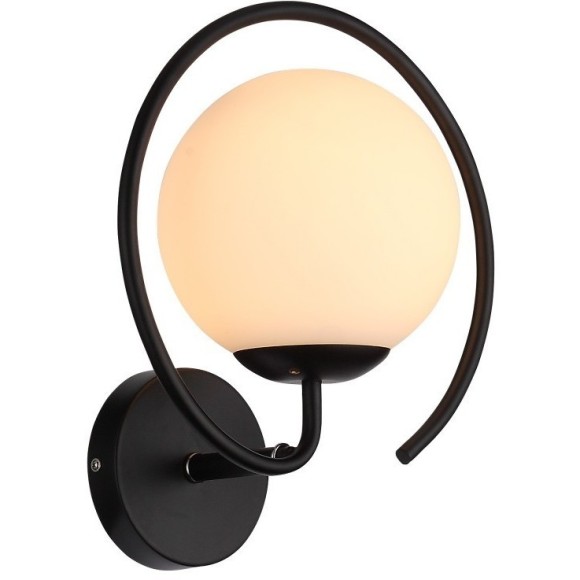 SL418.401.01 Светильник настенный Черный/Белый E27 1*60W GALIO SL418.401.01 Светильник настенный Черный/Белый E27 1*60W GALIO