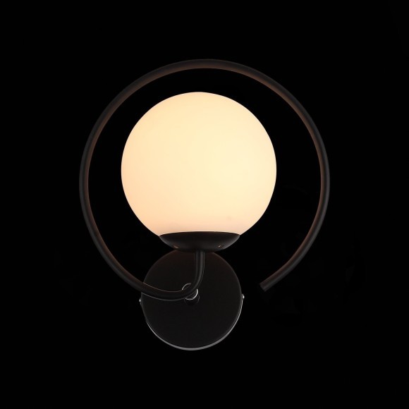 SL418.401.01 Светильник настенный Черный/Белый E27 1*60W GALIO SL418.401.01 Светильник настенный Черный/Белый E27 1*60W GALIO