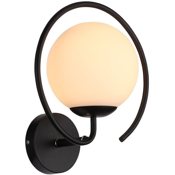 SL418.401.01 Светильник настенный Черный/Белый E27 1*60W GALIO SL418.401.01 Светильник настенный Черный/Белый E27 1*60W GALIO