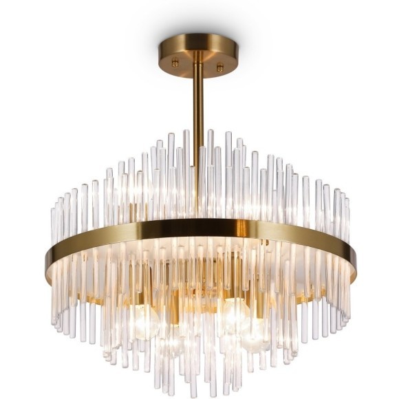 Люстра на штанге Freya FR5216PL-06BS Agora под лампы 6xE14 60W