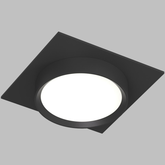 DK2091-BK Встраиваемый светильник FLAT, IP 20, до 15 Вт, GX53, LED, черный, алюминий DK2091-BK Встраиваемый светильник FLAT, IP 20, до 15 Вт, GX53, LED, черный, алюминий