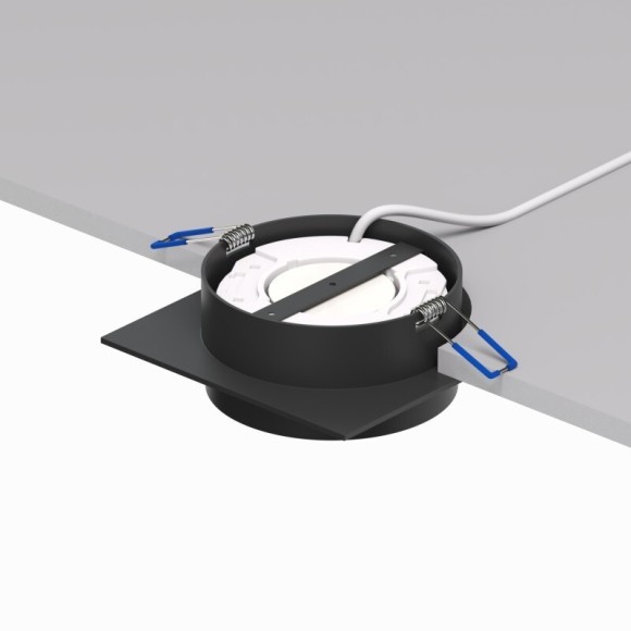 DK2091-BK Встраиваемый светильник FLAT, IP 20, до 15 Вт, GX53, LED, черный, алюминий DK2091-BK Встраиваемый светильник FLAT, IP 20, до 15 Вт, GX53, LED, черный, алюминий