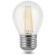 105802107 Лампа Gauss LED Filament Шар E27 7W 550lm 2700K 1/10/50