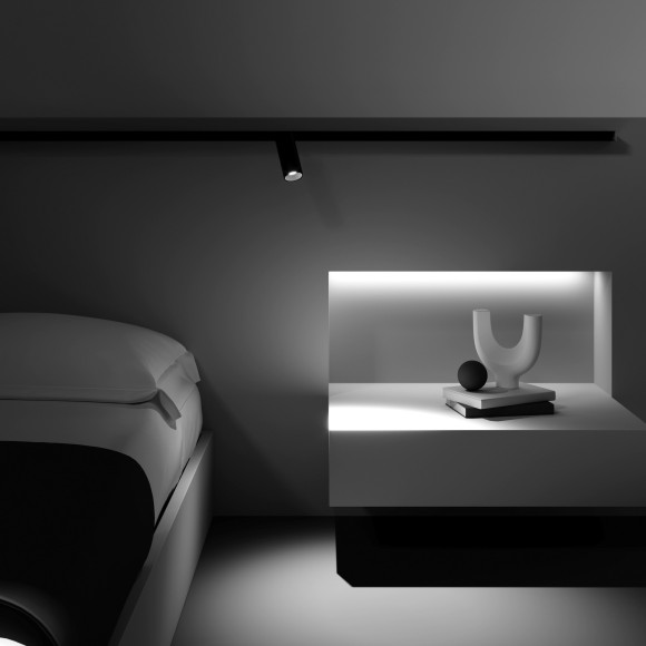 TR032-2-12W3K-M-B Трековый магнитный светодиодный светильник Maytoni Exility CRI90+ 3000К 840Лм 36° 12Вт