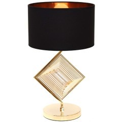 Настольная лампа Lumina Deco Fabi LDT 5529 F.GD+BK