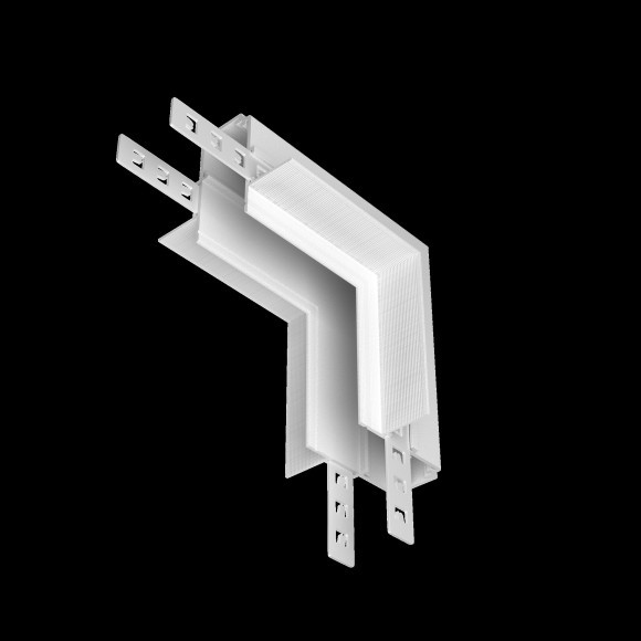 Угловой соединитель вертикальный для шинопроводов в ГКЛ 12.5мм Maytoni Exility TRA034ICL-42.12W