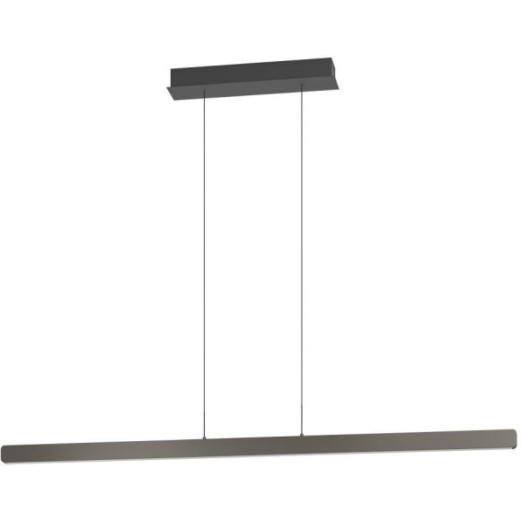 390498 Светодиодный подвес с регулировкой цветовой температуры CIGGIANO, 1X30W(LED) ,2200-6500K, 5200lm, алюминий, сталь, черный, белый