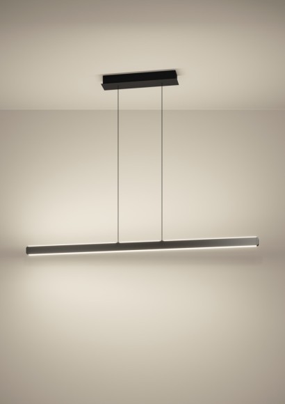 Подвесной светильник EGLO CIGGIANO 390498, встроенный LED 30Вт, 2200-6500К, CRI 80, подключение 220В, пульт ДУ, регулируемая высота 400-1800 мм