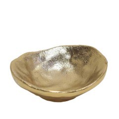 427022 Чаша декоративная FORLEYET, L85, B80, H30, алюминий, цвет латунь 427022 Чаша декоративная FORLEYET, L85, B80, H30, алюминий, цвет латунь