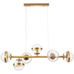 Подвесной светильник линейный Arte Lamp A7770SP-6PB DELACRUA под лампы 6xE14 40W Подвесной светильник линейный Arte Lamp A7770SP-6PB DELACRUA под лампы 6xE14 40W