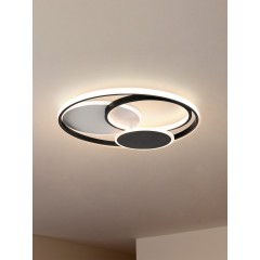 Светодиодная потолочная люстра управляемая пультом (без пам настроек) 94Вт 6400лм 3000-6000К Freya Cosmic FR10015CL-L94WB Светодиодная потолочная люстра управляемая пультом (без пам настроек) 94Вт 6400лм 3000-6000К Freya Cosmic FR10015CL-L94WB