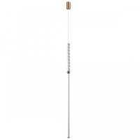 6639/12L HIGHTECH ODL24 металл/античная бронза/белые бусы из акрила Подвесной светильник IP 20 LED 12W 720Лм 3500K 220V MONELLA