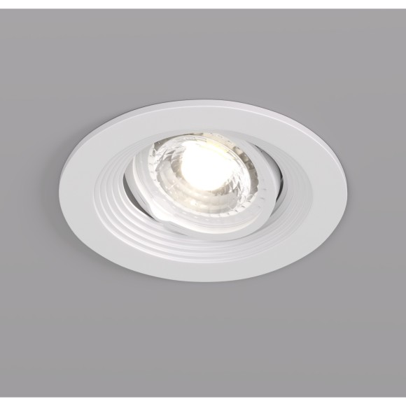 DK3029-WH Встраиваемый светильник, IP 20, 10 Вт, GU5.3, LED, белый, пластик