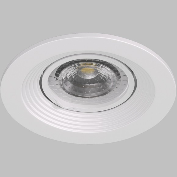 DK3029-WH Встраиваемый светильник, IP 20, 10 Вт, GU5.3, LED, белый, пластик