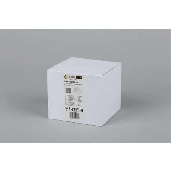 Накладной потолочный светильник Omnilux OML-100409-16 Stezzano светодиодный LED 16W