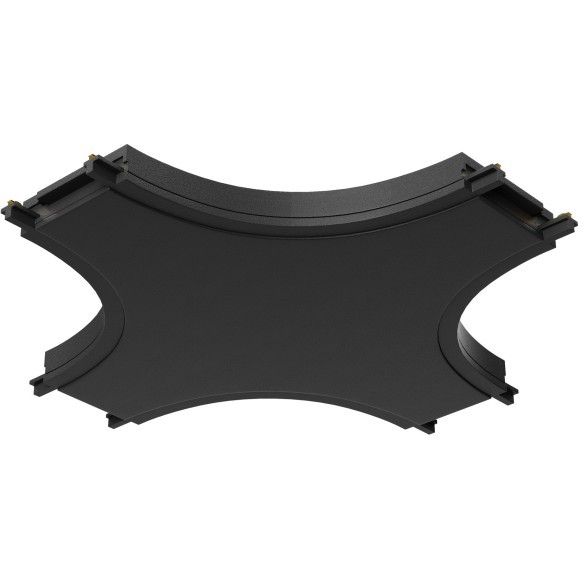 Коннектор Х-образный для накладного плоского шинопровода Maytoni Radity TRA084CX-11B