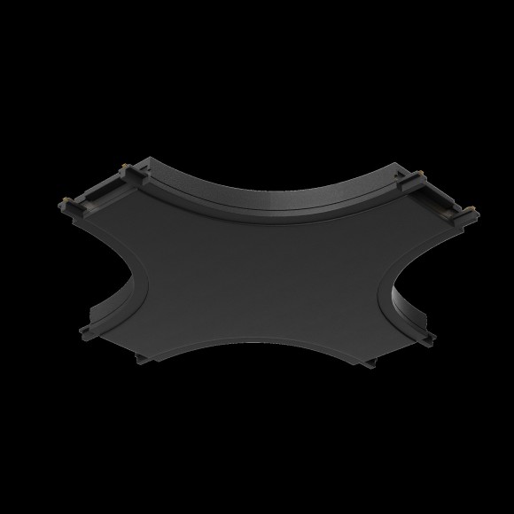 Коннектор Х-образный для накладного плоского шинопровода Maytoni Radity TRA084CX-11B