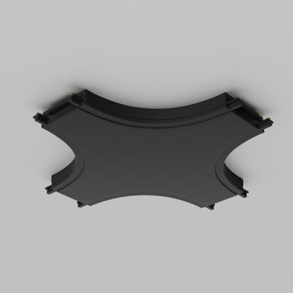 Коннектор Х-образный для накладного плоского шинопровода Maytoni Radity TRA084CX-11B