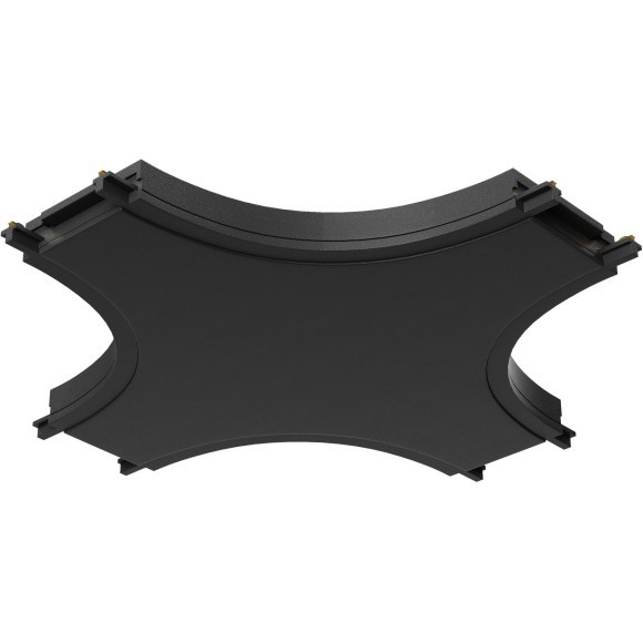 Коннектор Х-образный для накладного плоского шинопровода Maytoni Radity TRA084CX-11B