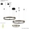 Люстра Crystal Lux FERNANDO SP158W LED BLACK/GOLD 0621/303N