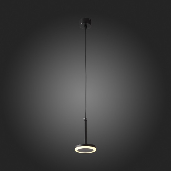 ST104.403.06 Светильник подвесной Черный LED 1*6W 3000K 468Lm Ra80 120° D112xH184 170-240V Подвесные светильники
