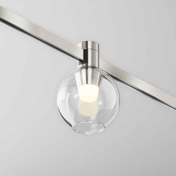 Трековый светильник Maytoni Bubble Flarity 3000K 3Вт 120° TR148-1-3W3K-PT Трековый светильник Maytoni Bubble Flarity 3000K 3Вт 120° TR148-1-3W3K-PT