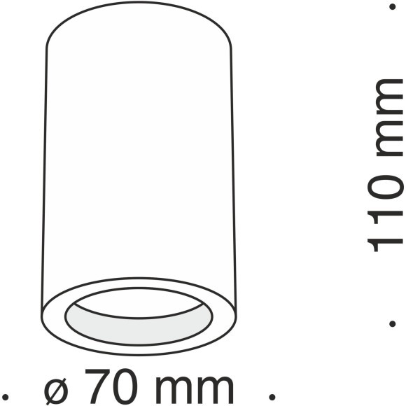 Накладной потолочный светильник Maytoni C003CW-01W Conik gyps под лампу 1xGU10 30W