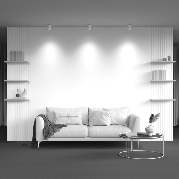 Накладной потолочный светильник Maytoni C003CW-01W Conik gyps под лампу 1xGU10 30W