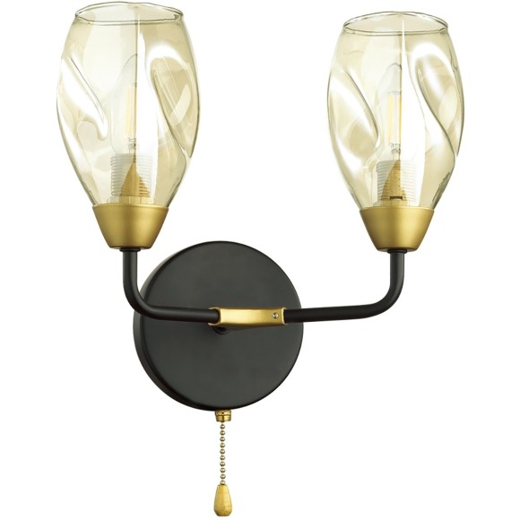 Бра с выключателем E14 2*40W 220V FAWN 5208/2W Бра с выключателем E14 2*40W 220V FAWN 5208/2W