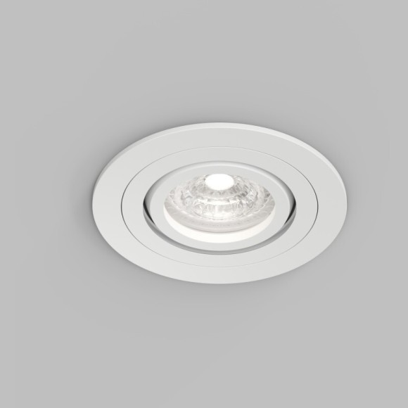 DK2110-WH Встраиваемый влагозащищённый светильник HYDRO, IP44, до 15 Вт LED, GU10, алюминий, белый