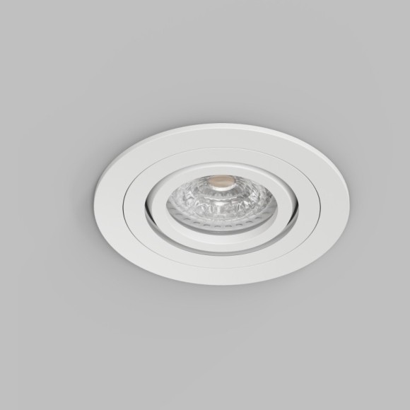 DK2110-WH Встраиваемый влагозащищённый светильник HYDRO, IP44, до 15 Вт LED, GU10, алюминий, белый