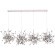 Люстра Crystal Lux GARDEN SP3х4 L1600 CHROME