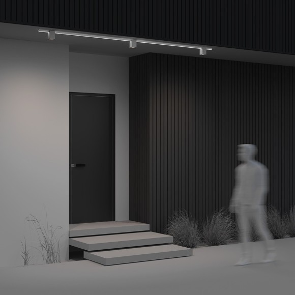 Уличный трековый светильник Outdoor O-TR01-3-S-16WW3K Уличный трековый светильник Outdoor O-TR01-3-S-16WW3K