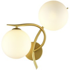 SLE2210-201-02 Светильник настенный Золотой/Белый G9 LED 2*5W ARTU