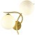 SLE2210-201-02 Светильник настенный Золотой/Белый G9 LED 2*5W ARTU