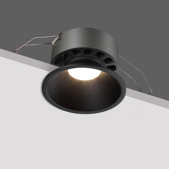 359852 WIR NT25 506 черный Светильник встраиваемый с переключателем цв. температуры IP20 LED 12W 220-240V 2700К\3200К\4000К NOVA 359852 WIR NT25 506 черный Светильник встраиваемый с переключателем цв. температуры IP20 LED 12W 220-240V 2700К\3200К\4000К NOVA